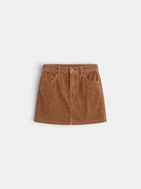Corduroy Mini Skirt