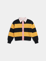 Striped Chunky Cardigan