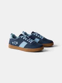 Sneaker mit gesticktem Streifen