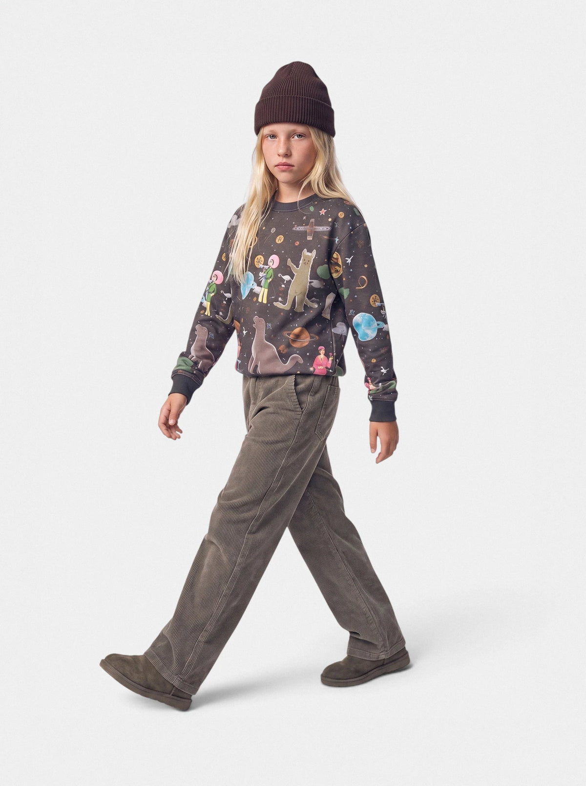 Corduroy Straight Pants