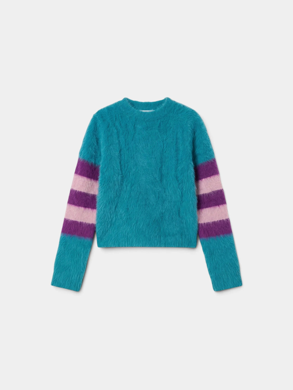 Striped Fuzzy Sweater