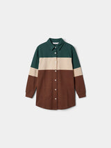 Colorblock Panel Overshirt