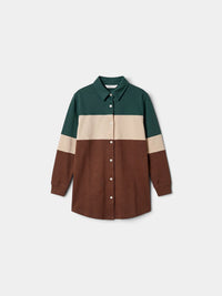 Colorblock Panel Overshirt